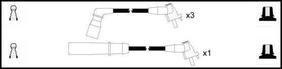 ElectroSpark Ignition Lead Set - OEK895