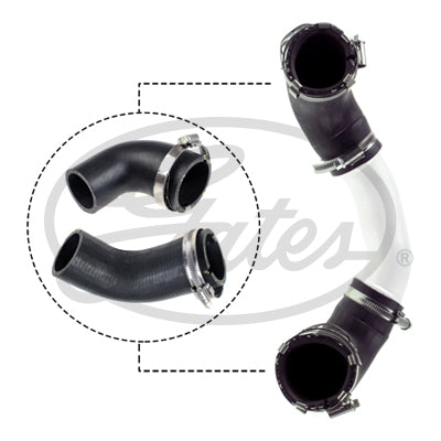 Gates Turbo Charger Hose - 09-0898
