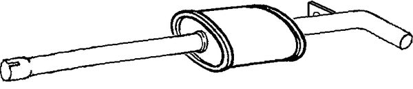 Klarius RN854W - Box With Centre Pipe