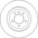 Disctech Brake Disc - Fits Bmw, Land rover - ABD3418 - Rear Axle