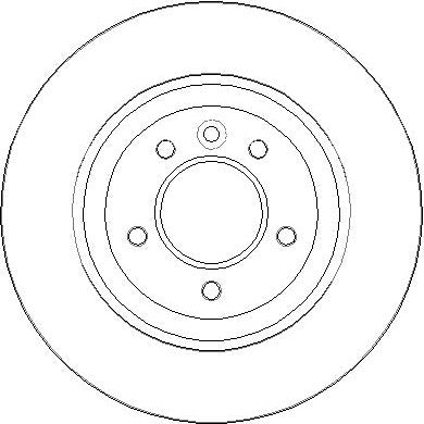 Disctech Brake Disc (Single) - Fits Bmw, Land rover - ABD3418 - Rear Axle