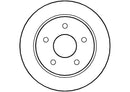 Disctech Brake Disc - Fits Ford, Mercedes-benz - ABD2672 - Rear Axle