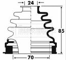 Borg & Beck Cv Joint Boot Kit Part No -BCB2881