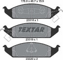 Textar Brake Pad Set - 2331801