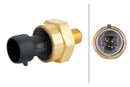 HELLA 6PP 009 409-531 Sensor, exhaust pressure - 3-pin connector - Screw Connection