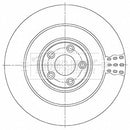 Borg & Beck Brake Disc Single Part No -BBD6151S