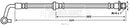Borg & Beck Brake Hose Part No -BBH7751