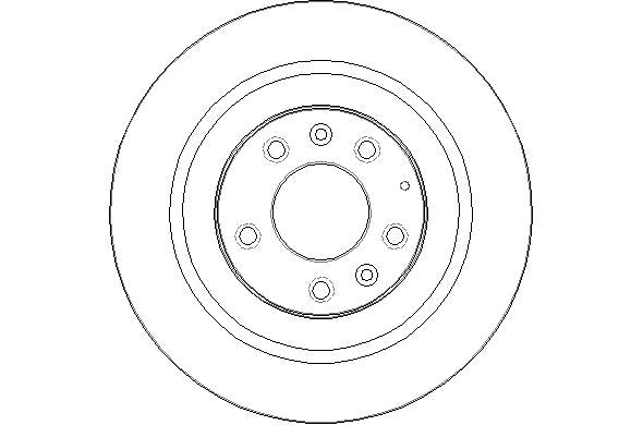 Disctech Brake Disc - Fits Suzuki - ABD3008 - Rear Axle