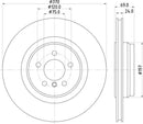 Mintex Brake Discs fits -Alpina BMW V336:5 MDC2733 (also fits other vehicles)