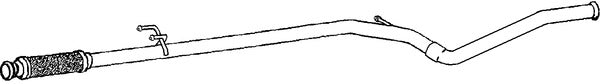 Klarius PG757J - Centre Pipe  - Fits Peugeot 206 SW 1.6HDi