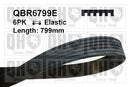 QH V-Ribbed Drive Belt - QBR6799E