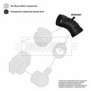 Borg & Beck Air Flow Meter Hose Part No -BTH1407