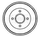 Borg & Beck Brake Drum (Single) -BBR7079