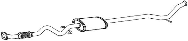 Klarius KA37E - Box With Centre Pipe  - Fits Kia Picanto 1.0,1.1i