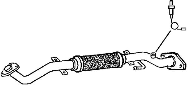 Klarius 301387 - Front Pipe For Cat  - Fits Nissan Almera Tino 1.8i