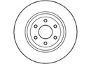 Disctech Brake Disc - Fits Bmw, Nissan - ABD2225 - Front Axle