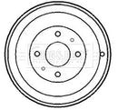 Borg & Beck Brake Drum (Single) -BBR7148