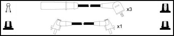 ElectroSpark Ignition Lead Set - OEK280