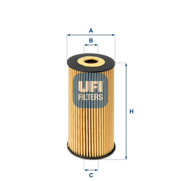 UFI Oil Filter - Ch11163Eco - 25.170.00