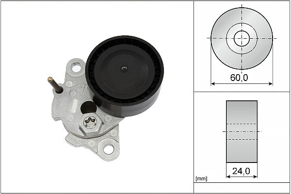INA Tensioner Lever - V-Ribbed Belt - Part No - 534051010