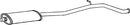 Klarius PG594A - Box With Centre Pipe  - Fits Peugeot 406 2.0HDi