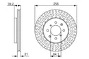 Bosch Brake Disc Pair Part No - 0986479594