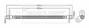 Borg & Beck Brake Hose Part No -BBH8756