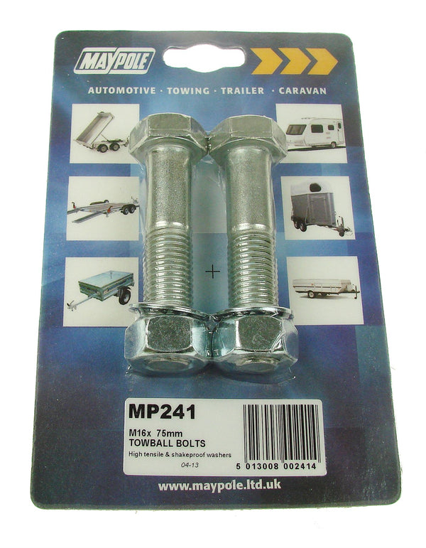 Maypole Nut and Bolt M16 X 75mm