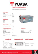 Yuasa DLMC-230 Active Marine Start Batteries - DLMC-230