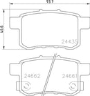 Mintex Brake Pad & Disc Kit fits -Honda MDK0259 (also fits other vehicles)