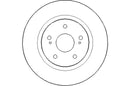 Disctech Brake Disc - Fits Suzuki, Toyota - ABD2138 - Front Axle