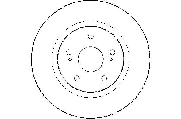 Disctech Brake Disc - Fits Suzuki, Toyota - ABD2138 - Front Axle