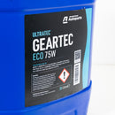 Ultratec Geartec Eco 75W Fully Synthetic - 20 Litre Gear Oil