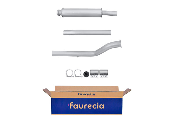 FAURECIA 8LC 366 025-511 Centre Muffler - Easy2Fit® Kit - fits RENAULT 19 I