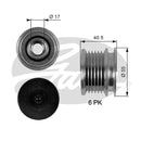 Gates DriveAlign Overrunning Alternator Pulley - OAP7057