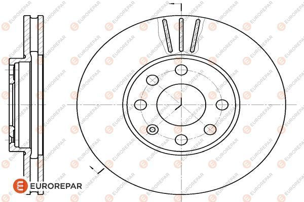 Eurorepar Brake Disc - 1618885080