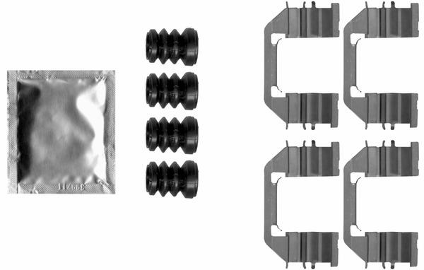 Textar Brake Pad Fitting Kit - 82542300