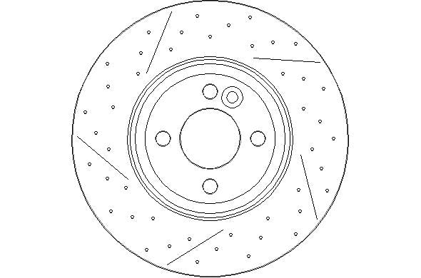 Disctech Brake Disc - Fits Mini, Subaru - ABD3178 - Front Axle