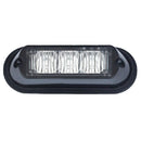 12/24V Amber Led Strobe W Shroud 3X3W