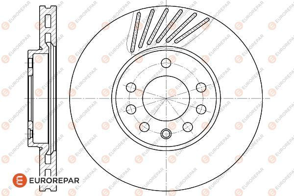 Eurorepar Brake Disc - 1618876780