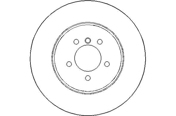 Disctech Brake Disc - Fits Bmw - ABD3022 - Rear Axle