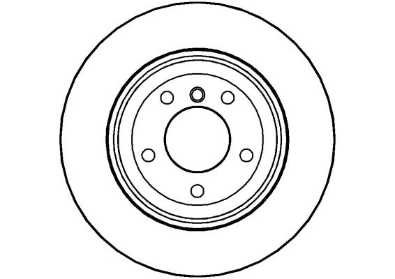 Disctech Brake Disc - Fits Bmw, Mitsubishi - ABD2697 - Rear Axle