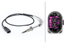 HELLA 8ET 358 095-101 Air Mass Sensor - 5-pin connector - Bolted