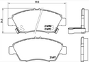 Brembo Brake Pad Set - P28024