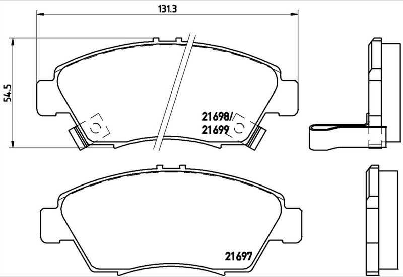 Brembo Brake Pad Set - P28024