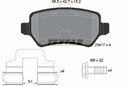 Opel Vauxhall, Brake Pad Set - Textar 2341702