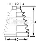 Borg & Beck Cv Joint Boot Kit Part No -BCB6050