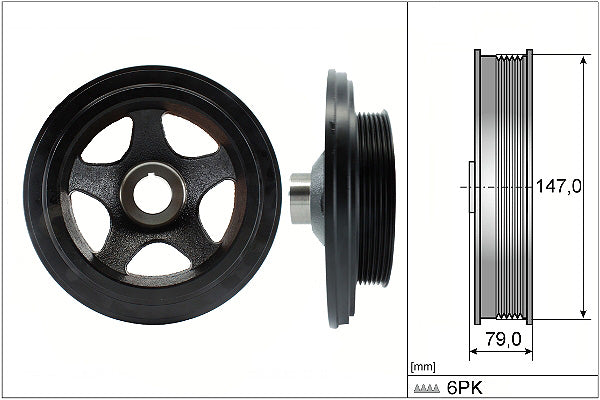 INA Belt Pulley Crankshaft Part No - 544014210