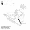Borg & Beck Turbo Hose Part No -BTH1034