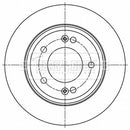 Borg & Beck Brake Disc Pair Part No -BBD5521